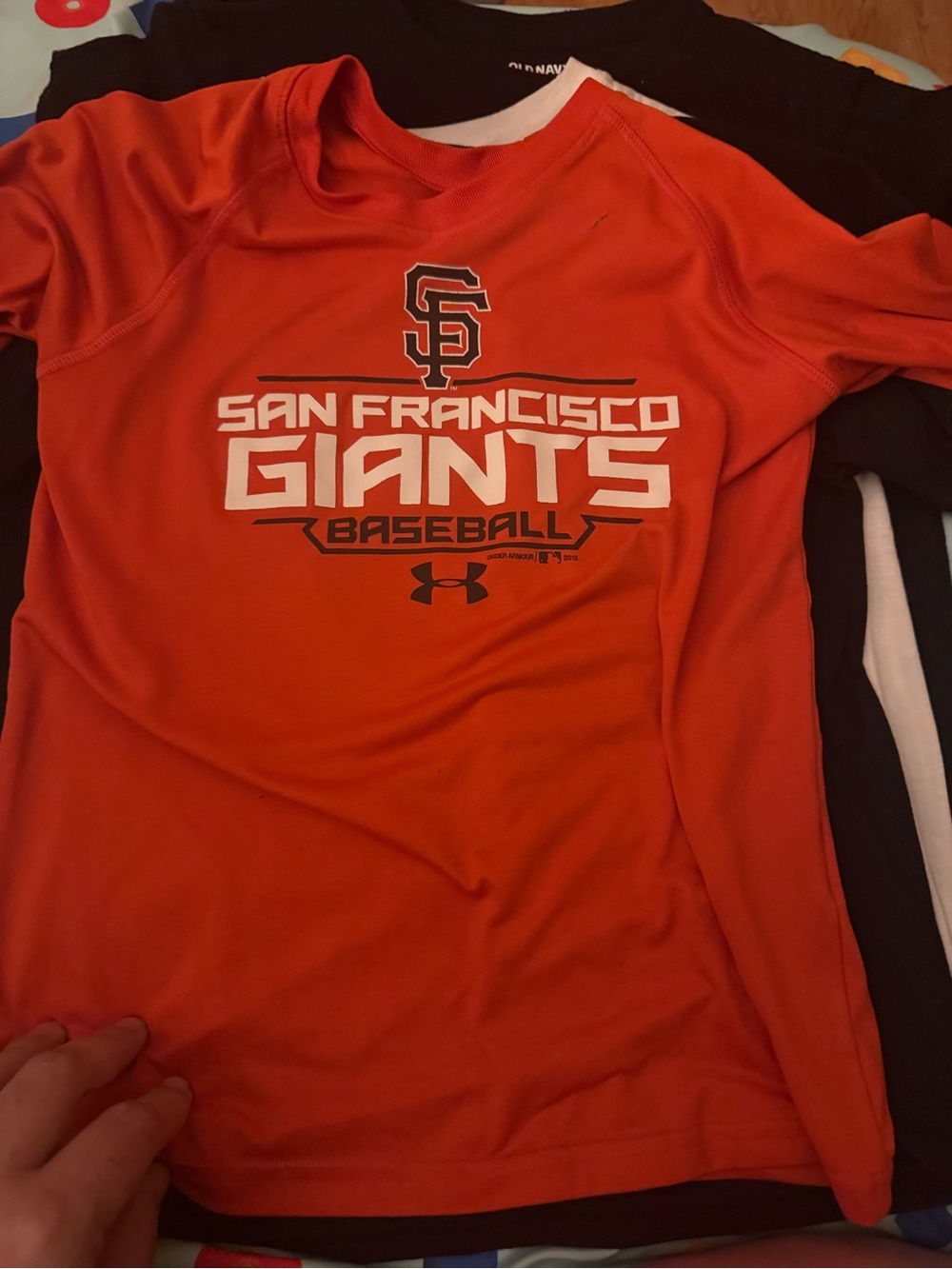 Under Armour San Francisco Giants Orange Short Sleeve Tee